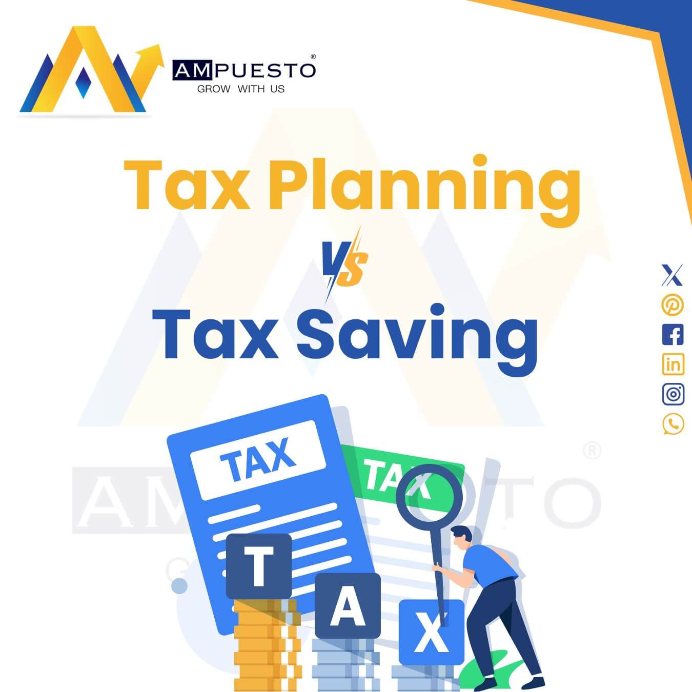 Tax Planning vs. Tax Saving- Know the Difference