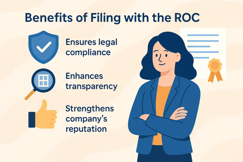 Benefits of Filing with the ROC
